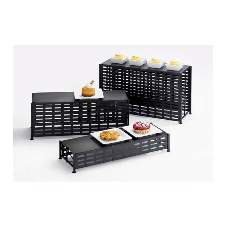 Cal-Mil Cal-Mil Iron Rectangle Riser 21"W x 7-1/2"D x 3-3/4"H 1247-3